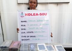 NDLEA Arrests Female Lagos Drug Kingpin; 23.5kg Cocaine Stashed in Kids’ Room